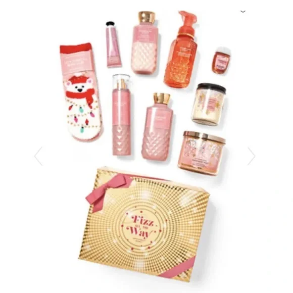 Bath & Body Works Fizz All The Way Champaign Toast Gift Set